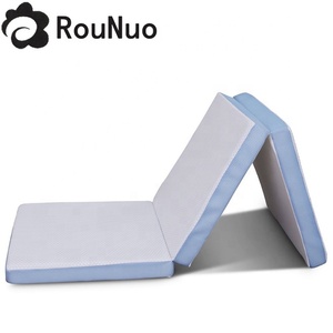 Wholesale 3 Folding <strong>Topper</strong> <strong>Mattress</strong> Home/ Hotel Use <strong>Travel</strong> Memory Foam <strong>Mattress</strong> <strong>Topper</strong> - Product Image 3