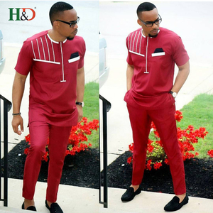 H & D En Gros Haute Qualité Afrique de L'est des Patrons De Vêtements Pantalon Chemise Conception Pour Hommes - Product Image 4