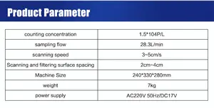 Équipement de laboratoire De Haute Qualité ZJSJ-G portable photomètre à aérosol aérosol spectrophotomètre