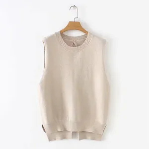 Neues Design Ärmellose Strick pullover Damenmode Weste Tanktop Weste für Damen