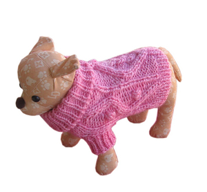 Nuevo invierno mano de punto de ganchillo de perro suéter para perro puente sudadera - Product Image 2