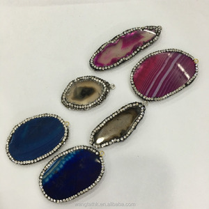Colgante de diamante de ágata, suministro - Product Image 3