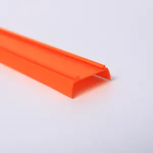 Extrusión moldeo de plástico PVC tubo cuadrado tubo Rectangular de plástico