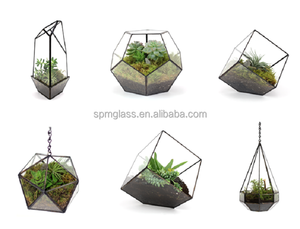 Terrarium décoratif géométrique, verre suspendu, serre de verre, vente en gros - Product Image 2