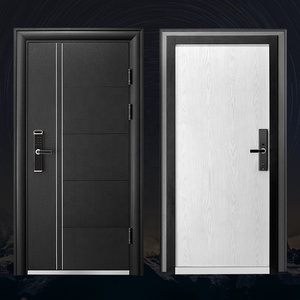 निकाल इस्पात सुरक्षा द्वार अद्वितीय घर डिजाइन सुरक्षा दरवाजे धातु बाहरी दरवाजा - Product Image 4