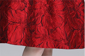 2019 de moda rojo vendaje huellas vestido moderno gran inventario señora vestidos <span class=keywords><strong>en</strong></span> <span class=keywords><strong>venta</strong></span> - Product Image 4