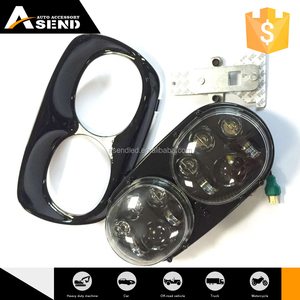 Caliente venta de autos usados parte para harley Davidson barato <span class=keywords><strong>moto</strong></span> llevó la iluminación de doble faro para <span class=keywords><strong>road</strong></span> <span class=keywords><strong>king</strong></span> - Product Image 2