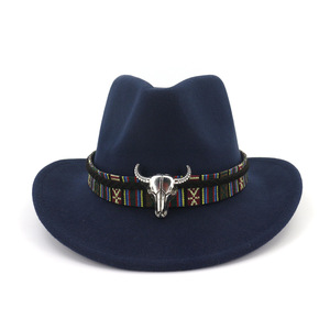 B183 Tauren bombetta cappelli stile bohemien cappello Panama autunno inverno cappello Fedora - Product Image 4