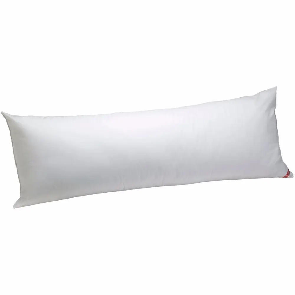 Travesseiro lateral longa-capa de 100% algodão, revestimento de poliéster macio, almofada corporal