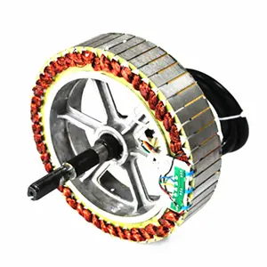 High speed 48v rear wheel hub motor, electric brushless dc motor for bike