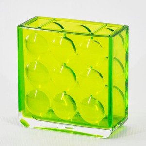 Plato de plástico de forma cuadrada con diseño de puntos para jabón - Product Image 6