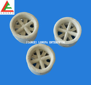 Industria de cerámica cascada anillos al azar embalaje absorber torre - Product Image 1