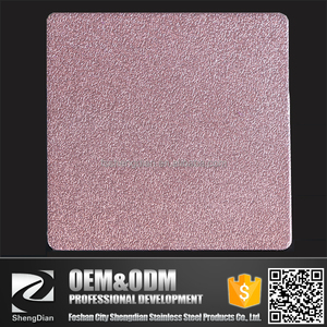 En gros Prix Pvd Enduit Laminé À Froid Décoratif Microbillé Poli En Acier Inoxydable Feuille - Product Image 2