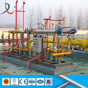 Oilfield equipamento de teste de fluxo de gás natural, escorregamento e regulação da pressão do gás