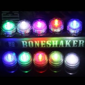 Mini <span class=keywords><strong>bougie</strong></span> LED lumineuse à piles, étanche, <span class=keywords><strong>submersible</strong></span>, à changement de couleur, fabriquée en cire de paraffine, fleur - Product Image 3