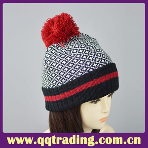 The knitting boomer winter warmth good header device wool hat hat - Product Image 3
