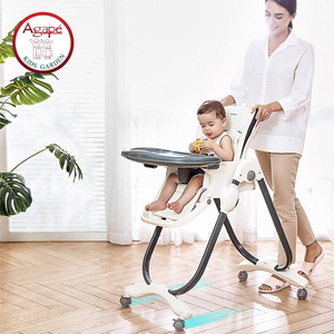 <span class=keywords><strong>2021</strong></span> plastique portable multifonction réglable manger gris 3 en 1 salle à manger alimentation bébés chaise haute pour bébé - Product Image 5