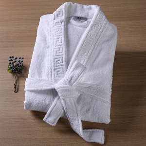 Pengiriman Tepat Waktu 100% Jubah Spa Katun Organik Set Pakaian Tidur Microfiber Hotel Jubah Mandi Grosir - Product Image 1