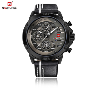 <span class=keywords><strong>นาฬิกา</strong></span>ข้อมือ<span class=keywords><strong>ผู้ชาย</strong></span> <span class=keywords><strong>NAVIFORCE</strong></span> 9110 สายหนังแท้ <span class=keywords><strong>นาฬิกา</strong></span>สปอร์ต <span class=keywords><strong>นาฬิกา</strong></span>ควอตซ์<span class=keywords><strong>ผู้ชาย</strong></span> Relogio Masculino Saat - Product Image 2