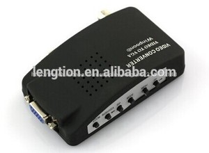 Av composite rca s- tv vidéo pc <span class=keywords><strong>mac</strong></span> convertisseur vga convertisseur vidéo en noir - Product Image 1