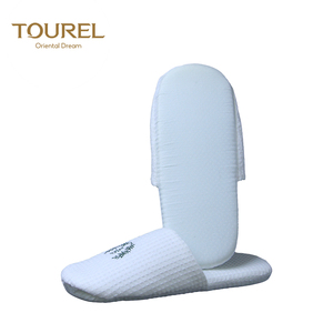Chaussons d'intérieur en <span class=keywords><strong>éponge</strong></span> gaufrée de qualité supérieure Tourel, fermés, avec logo brodé - Product Image 6