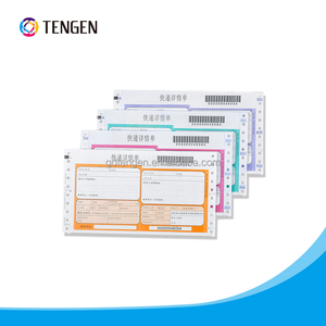 Profesional de auto-adhesivo de las vías respiratorias mensajería factura con código de barras - Product Image 3