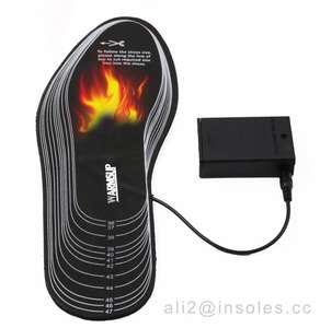 Unisex Rechargeable heated insole electric Warmer shoes battery heated insoles for ice fishing, skiing - Product Image 1