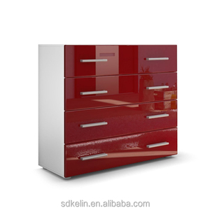 <span class=keywords><strong>Cassettiera</strong></span> Moderna in Legno Massello per <span class=keywords><strong>Soggiorno</strong></span> con Finitura Lucida - Product Image 6