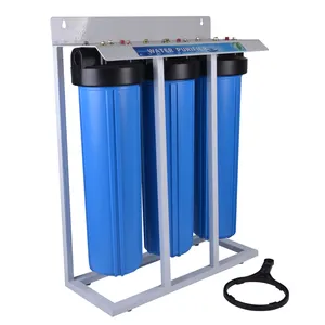 Hot Sales Zuid-afrika Pre Filtratie 3 Stage 20 Inch Grote Blauwe Water Filter Cartridges Behuizing Systeem