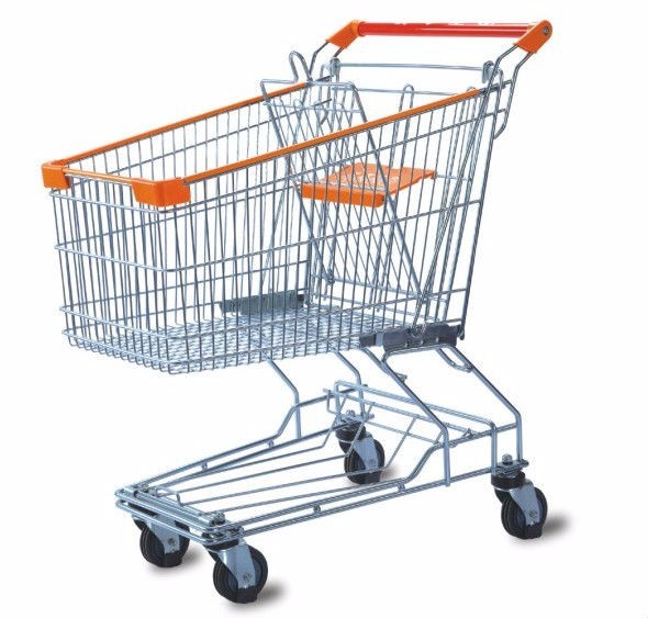 アメリカのスーパーマーケットショッピングトロリーカート手押し車販売