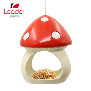 Casa de pájaros en forma de seta, colgante de árboles, baño de pájaros, alimentador de pájaros de cerámica, colgante, novedad de 2019 - Product Image 5