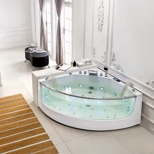 Corner Whirlpool Bathtub Pijat Tombol Jenis Air Spa Hot Tub, Foshan Apollo Bathtub Pijat