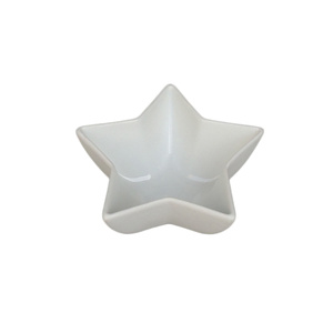 Tabela decoração estrela forma concisa branco fruta pipoca cerâmica sobremesa sncak saladas tigelas - Product Image 6