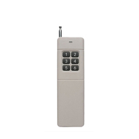 Télécommande RF sans fil longue portée 3000m, 1/2/4/6/8/12 boutons, 315/433MHz, émetteur ASK, code fixe automatique, certifié ROHS