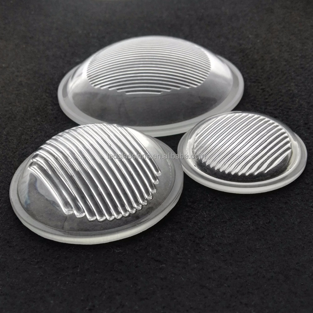 Аквариумный выпуклый зеркальный оптический стеклянный выпуклый объектив диаметром 77 мм полосы волнистый Мощный светодиодный объектив с высокой проницаемостью