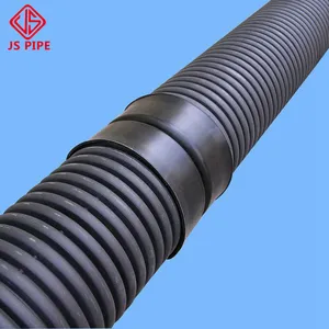 1000mm double wall corrugated plastic agriculture drainage water pipe