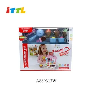 factory price different color wholesale interactive ice cream shop play set toy in China
