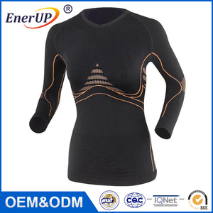 2016 Invierno Hombre Ropa Interior Térmica Mujeres Funcional de manga larga T Shirt - Product Image 3
