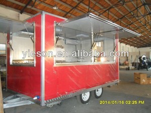 Haute qualité mobile café mobile <span class=keywords><strong>snack</strong></span> - bars pour vente mobile alimentaire remorque YS-FV400E - Product Image 2