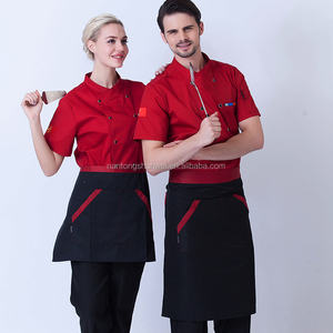OEM personalizzato giacca cuoco chef <span class=keywords><strong>uniforme</strong></span> moderno personalizzato ristorante hotel cameriere <span class=keywords><strong>cameriera</strong></span> <span class=keywords><strong>uniforme</strong></span> - Product Image 3