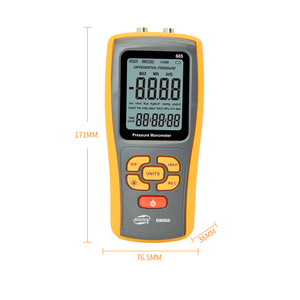 Benetech GM505/GM510/GM511/GM520 manometro digitale micromanometro portatile manometro differenziale - Product Image 2