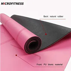 Exercise Mat Exercise Mat Hot Sale Professional Edition Eco Friendly Natural Latex PU Exercise Yoga Mat