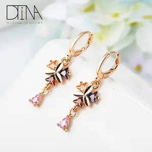 DTINA Indian Bollywood Jewelry CZ Stone Earings For Women