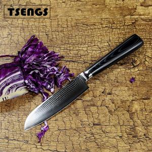 <span class=keywords><strong>Couteau</strong></span> <span class=keywords><strong>santoku</strong></span> damas 5 pouces <span class=keywords><strong>couteau</strong></span> yangjiang - Product Image 2