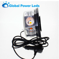 LKW-Teile 12 Volt 24 10-30Volt Gelb Bernstein Rotierender LED-Krankenwagen Blinkender COB-Hochleistungs-Warn licht Fabrik preis