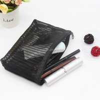 Trousse à crayons en maille transparente personnalisable, petite pochette promotionnelle, idéale comme cadeau