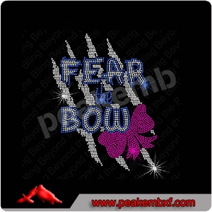 Bling transferencia temen la plancha de transferencia de arco en la alegría de la transferencia del Rhinestone de Bling - Product Image 1