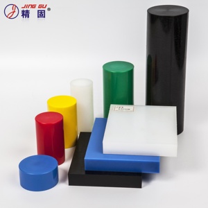 Batang Bulat Nilon Poliamida Plastik Hitam Ekstrusi Kekuatan Mekanis Tinggi - Product Image 6