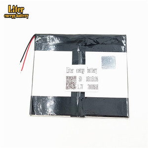 Rechargeable 35115138 lithium polymer battery 7000 mah 3,7 V lipo cellular tablet battery - Product Image 3