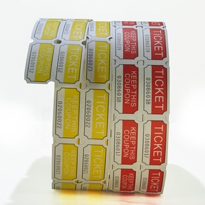 2024 biglietto della lotteria doppio gioco arcade personalizzato numerato consecutivamente - Product Image 3